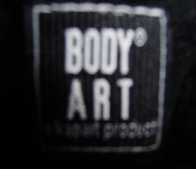 Ausgefallener Sting Body Ausbrenner von Body Art. Gr. 40 schwarz