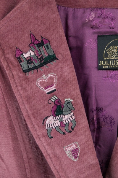 Trachten- Janker/ Blazer, Julius Lang der Trachtenmeister, Größe 42, Altrosa