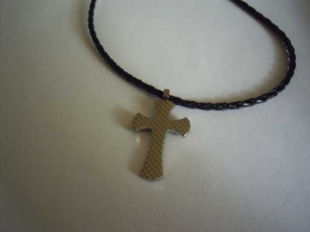 Kette mit Kreuzanhänger (Edelstahl) Motiv 4 NEU