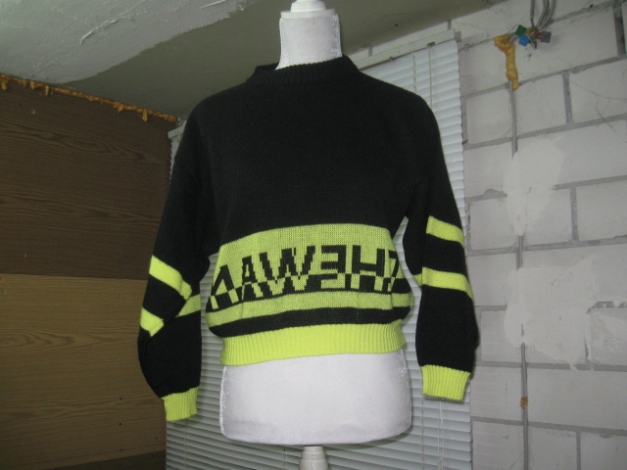  *** Rarität ~ 80-ziger ~ Pullover ~ Strick ~ Neon ~ Shabby ***