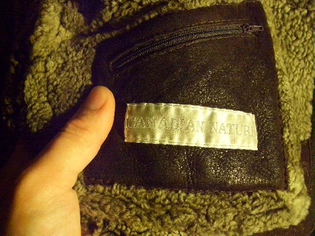 Edle Lederjacke braun Futter Lammfell Gr. L-XL