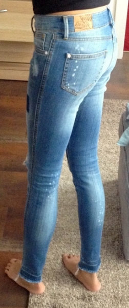 Skinny Jeans, super sexy, hauteng, destroyed Look / Blogger