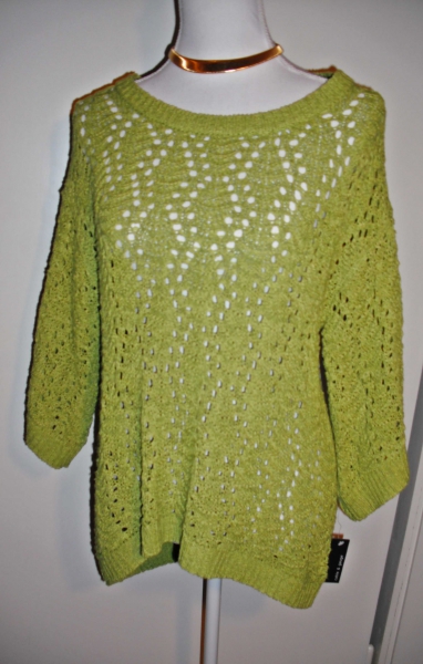 Oversizepullli Strickpullover Destroyed Distressed cut out Festival vokuhila shredded