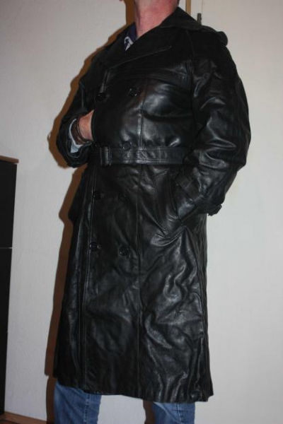 Ledermantel, Gr. 52, Echtleder