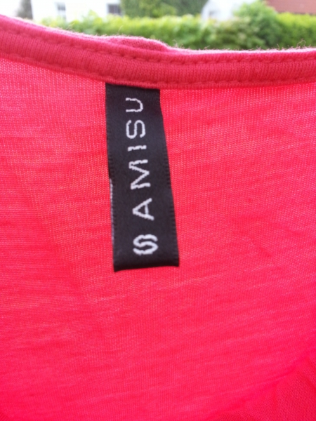 T-Shirt Shirt lachs rot Basic