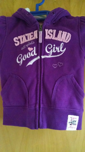 Übergangs-Sweatjacke Gr. 86 in lila