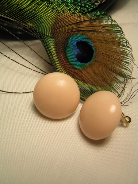 schlichte Ohrclips, true vintage