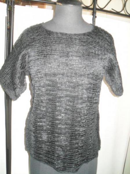 ungewöhnliches Crinkle-Shirt