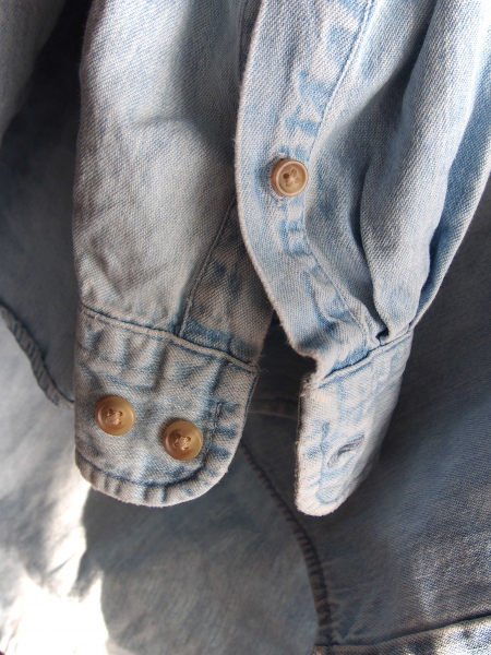 Bluse / Hemd / Denim / Jeans / Vintage / Oversize / 90er