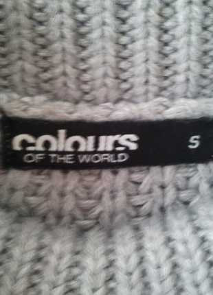 Rollkragenpullover Strickpullover Grau Strick pullover Rollkragen long 36/38/40