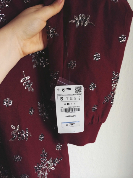 Bomberjacke mit Perlen Zara *NEU* 