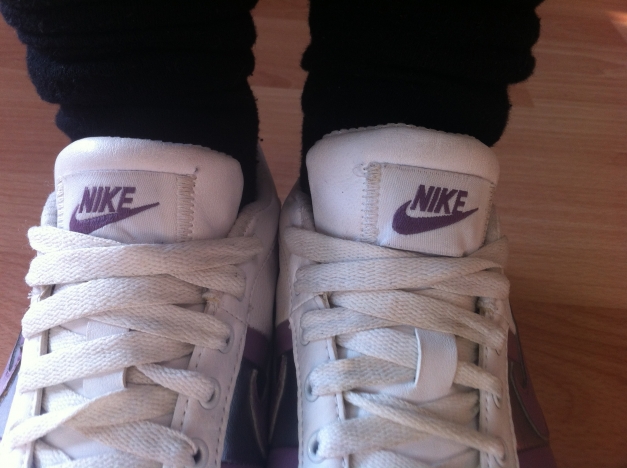 Weiße Nike Schuhe in 39