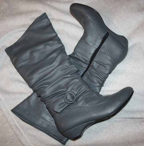 Stiefel mit schöner Schnalle, Gr: 40