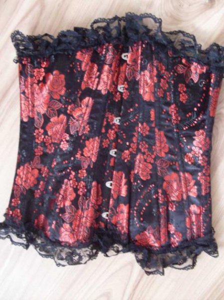 wunderschöne Corsage satin barock Korsett