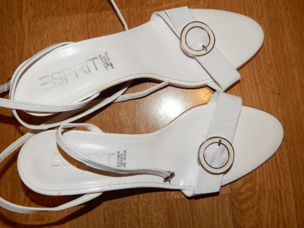 Esprit tolle Sandaletten weiss Gr. 39 Neu