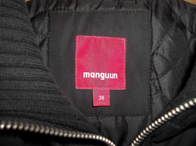 dicker Wintermantel schwarz