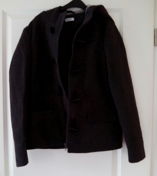 Graue Jacke