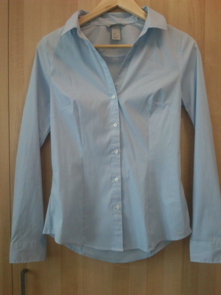 Bluse hellblau