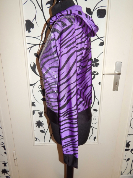 Lila Zebra Jacke * Batcave, Deathrock, Mera Luna, Wgt*