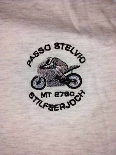 Motorrad Shirt Stilfser Joch hellgrau, gibt's nicht im Laden zu kaufen!