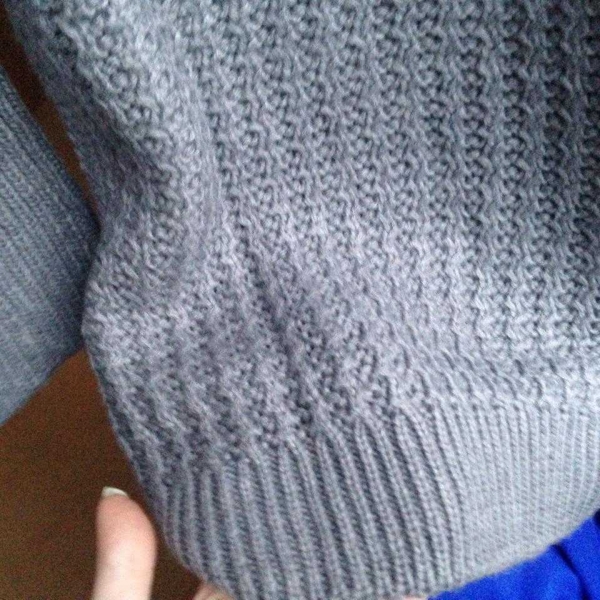 Neues Strickkleid in grau, Größe S/M von Flashlights