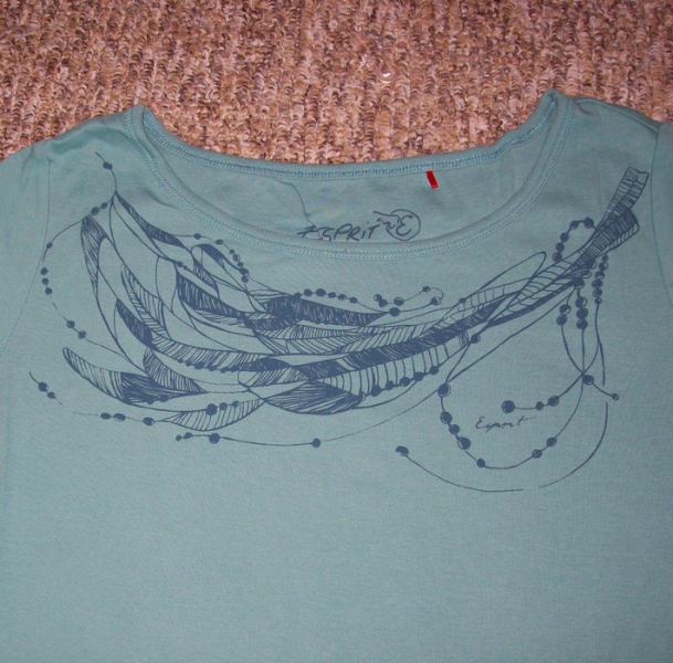 Hellblaues Esprit Shirt mit Print