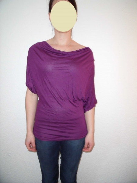 Top, Shirt, Wasserfallausschnitt