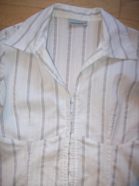 Damen Bluse Clockhouse weiß Größe 38