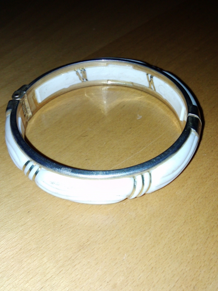 Armreif weiss Modeschmuck