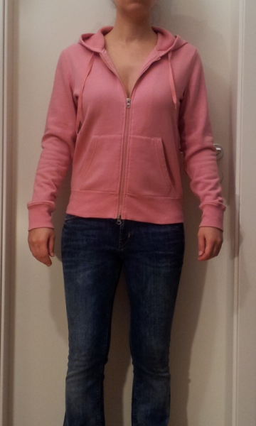 rosane Kapuzenjacke Gr.36/38 / flash lights