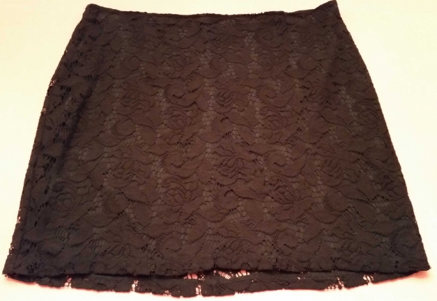 Schwarzer Spitzenrock von s.Oliver