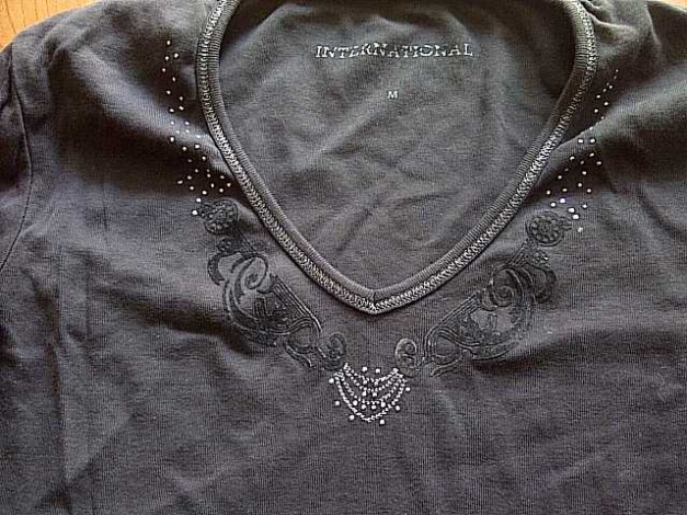 CECIL International Shirt d'grau Gr. M NEU