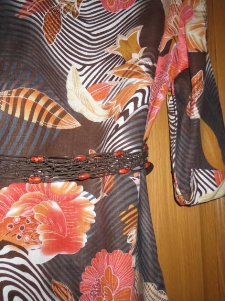 Longbluse,Leinen,3/4 Arm,Neuwertig