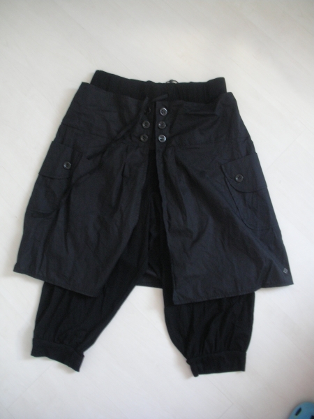 Pumphose/Haremshose mit Rock-2 Teile schwarz Street one Neu