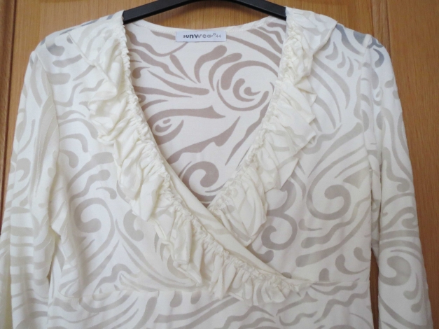 Oberteil (sehr schick),3/4Arm,leicht transparent