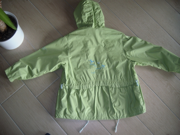 Grasgrüne Regenjacke von Whoopi