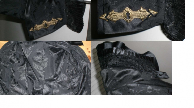 Bolero schwarz Schlüsselloch / selber genäht