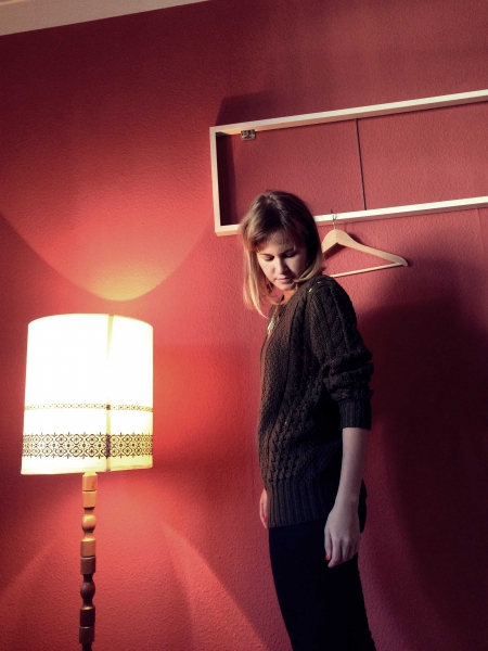 Grüner Strickpulli Vintage