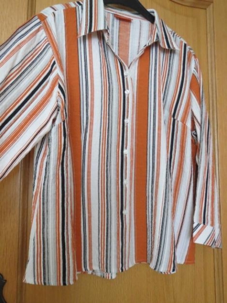 Bluse,gestreift,3/4Arm,neu