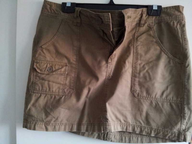 Minirock braun H&M Gr.44 sportlich