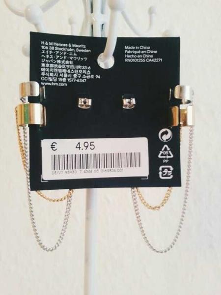 Fake Helix Ohrringe/Piercings!