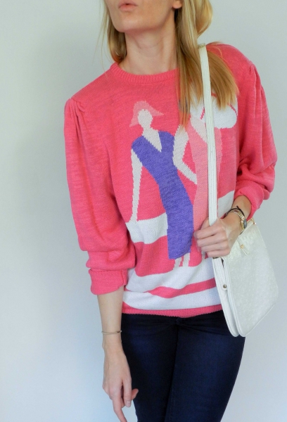 oversize vintage granny hipster blogger pulli