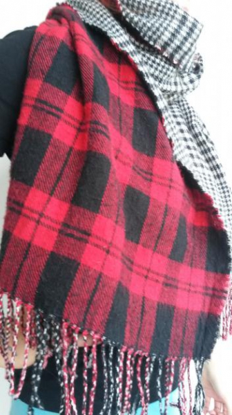 Wendeschal mit Karomuster