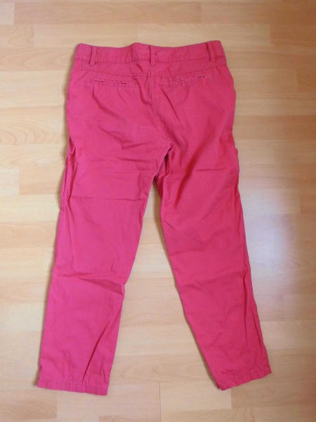 Lässige 7/8 Baumwollhose in rot Gr. 36/38