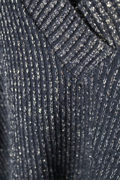 -- Vintage Pullover -- in Gold Schwarz mit Blume Gr. S-M