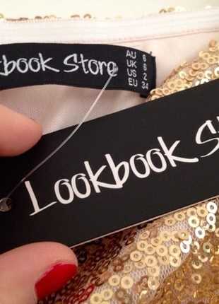 Kleid Lookbookstore Gr.34 gold