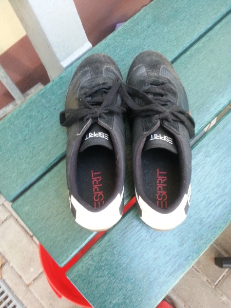 Schuhe schwarz weiß Esprit