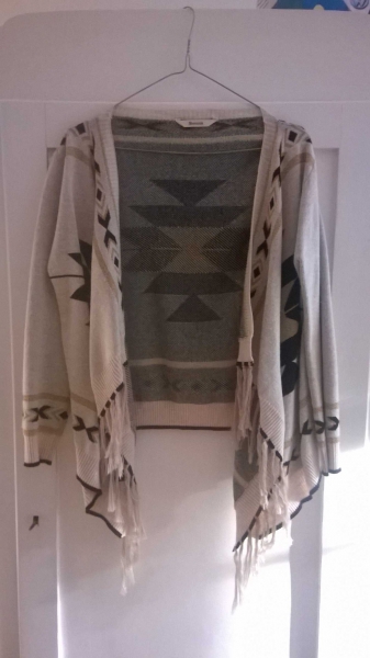 Beiger Ethno Cardigan 