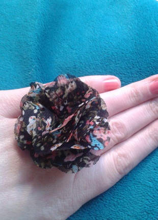 Toller Ring Statement Blumenmuster groß