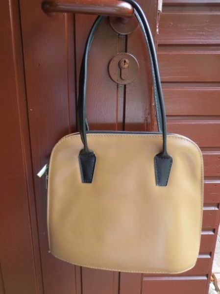 Tasche,schwaz-beige,schick